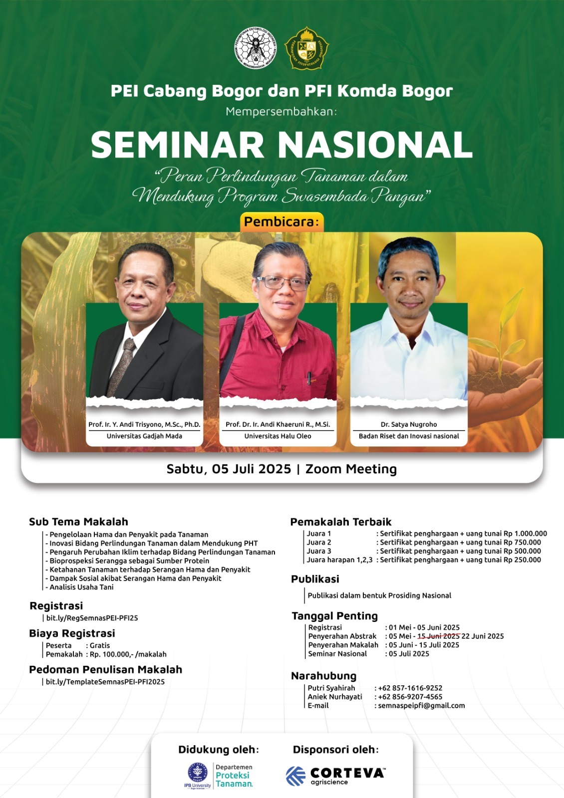 Seminar Nasional "Peran Perlindungan Tanaman dalam Mendukung Program Swasembada Pangan"